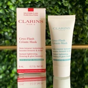 Clarins Cryo-Flash Cream Mask | NEW | Mini Instant Tightening Glow Boosting 8mL